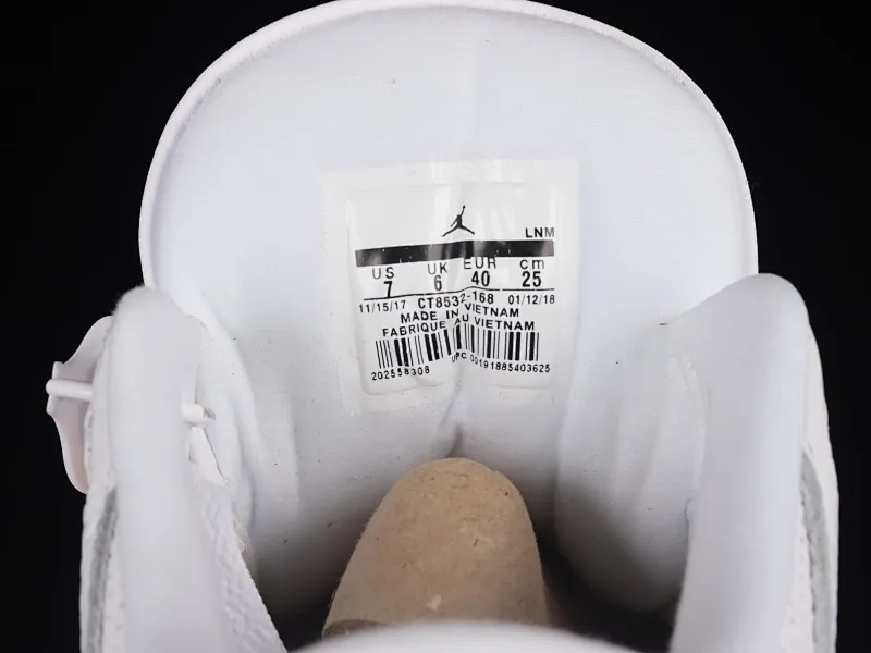 All categories Air Jordan Jordan series basketball shoes Air Jordan 3 Air Jordan 3 Retro AJ3 Joe 3 white and yellow lychee pattern basketball shoes CT8532-168